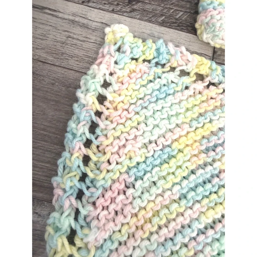 Handmade Newborn Baby Blanket Set Pastel Easter Shower Gift‎ 21